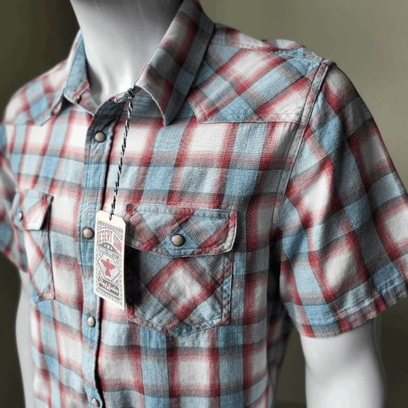 NWT DESERT SON Tifton by Dierks Bentley Flag &‎ Anthem Vintage Snap Size S - Picture 4 of 16